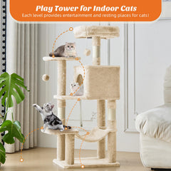 Sweetcrispy cat condo nest offers private hideaway for cats.