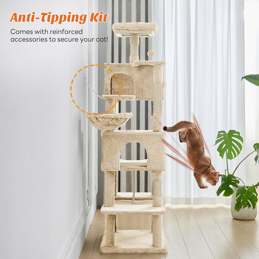 Sweetcrispy extended platforms create extra climbing and perching space