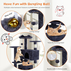 Sweetcrispy cat tree top platform view supports perching and observation