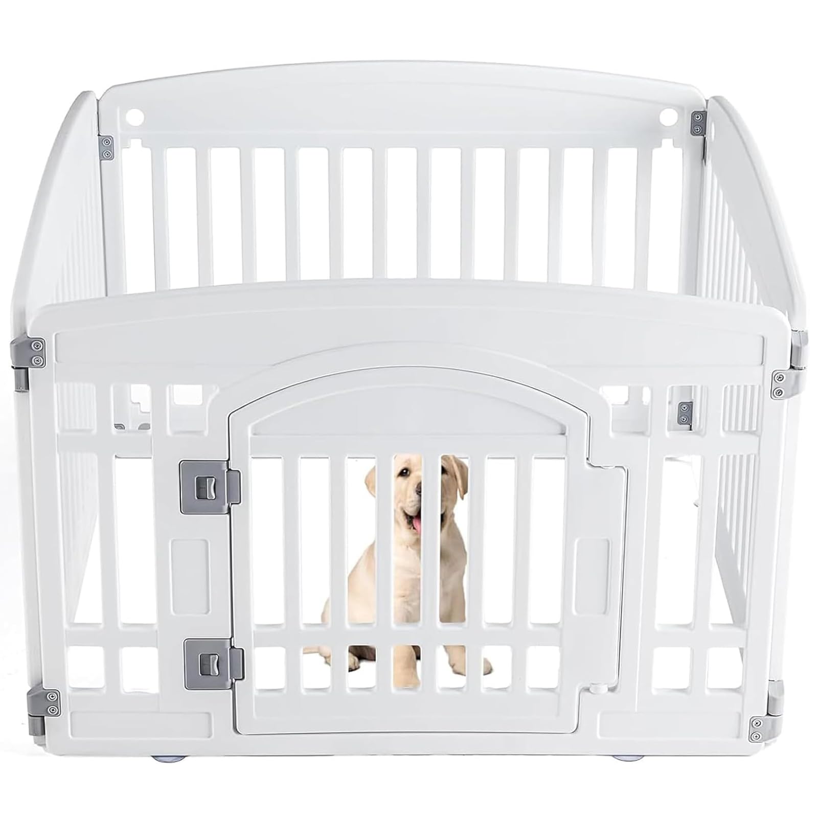 Sweetcrispy dog playpen 4-panel setup for safe indoor play
