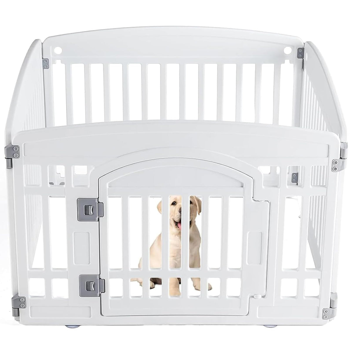 Sweetcrispy dog playpen 4-panel setup for safe indoor play