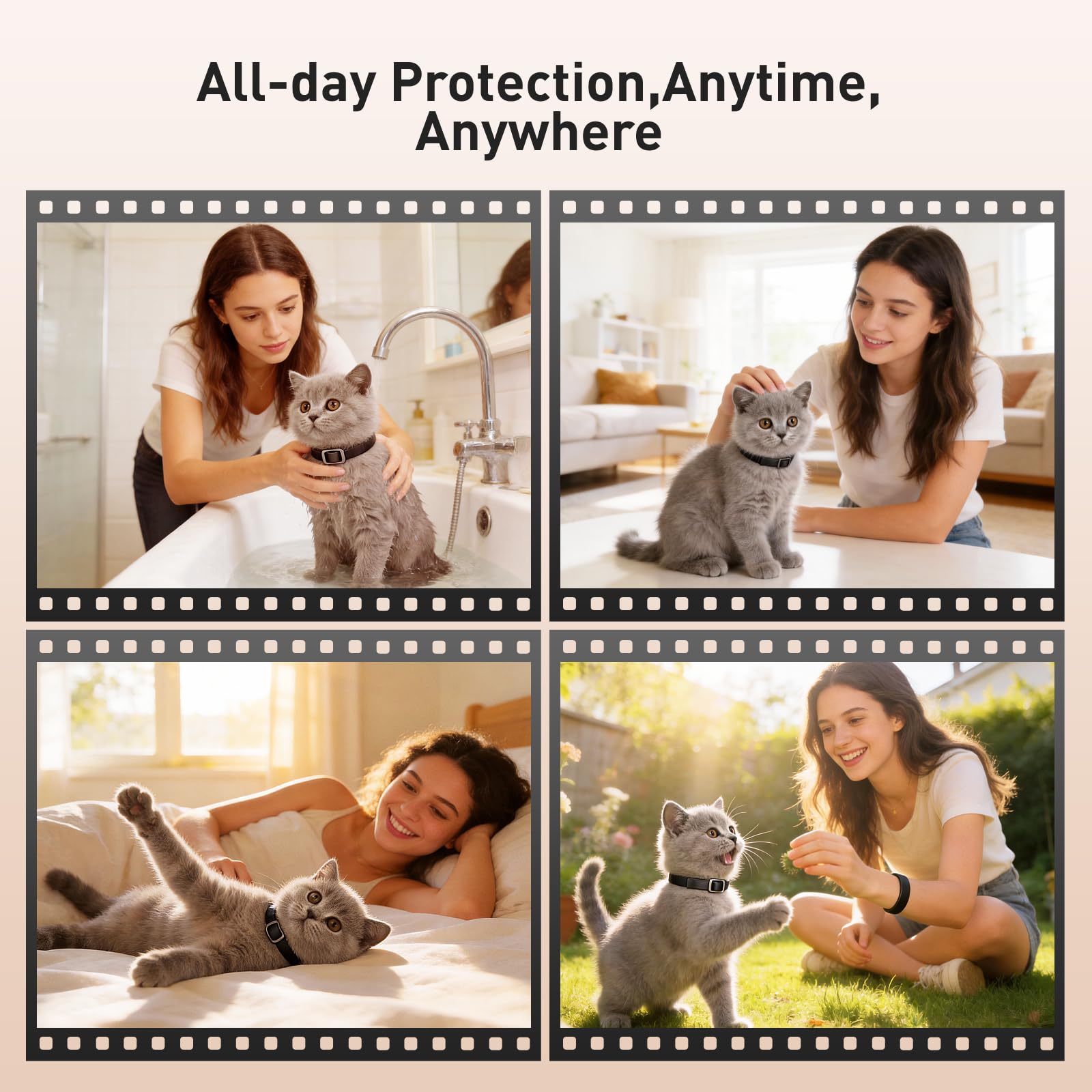 Soft, flexible SweetEcho collar material designed for comfortable feline wear.