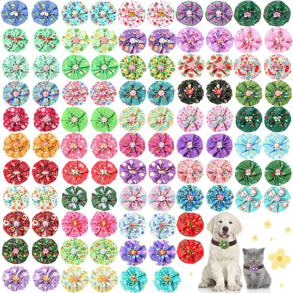 Sweetude spring dog collar flowers collection adds colorful charm to daily styling.