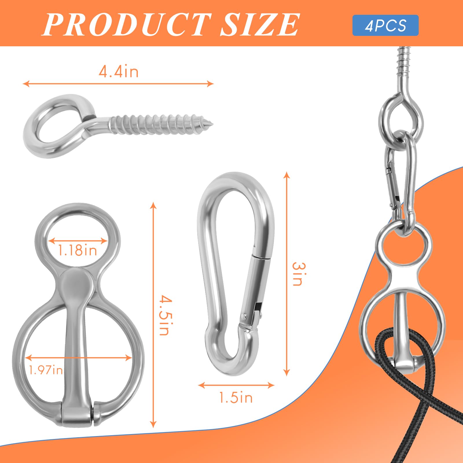 Swess 304 stainless steel tack offers long-lasting durability.