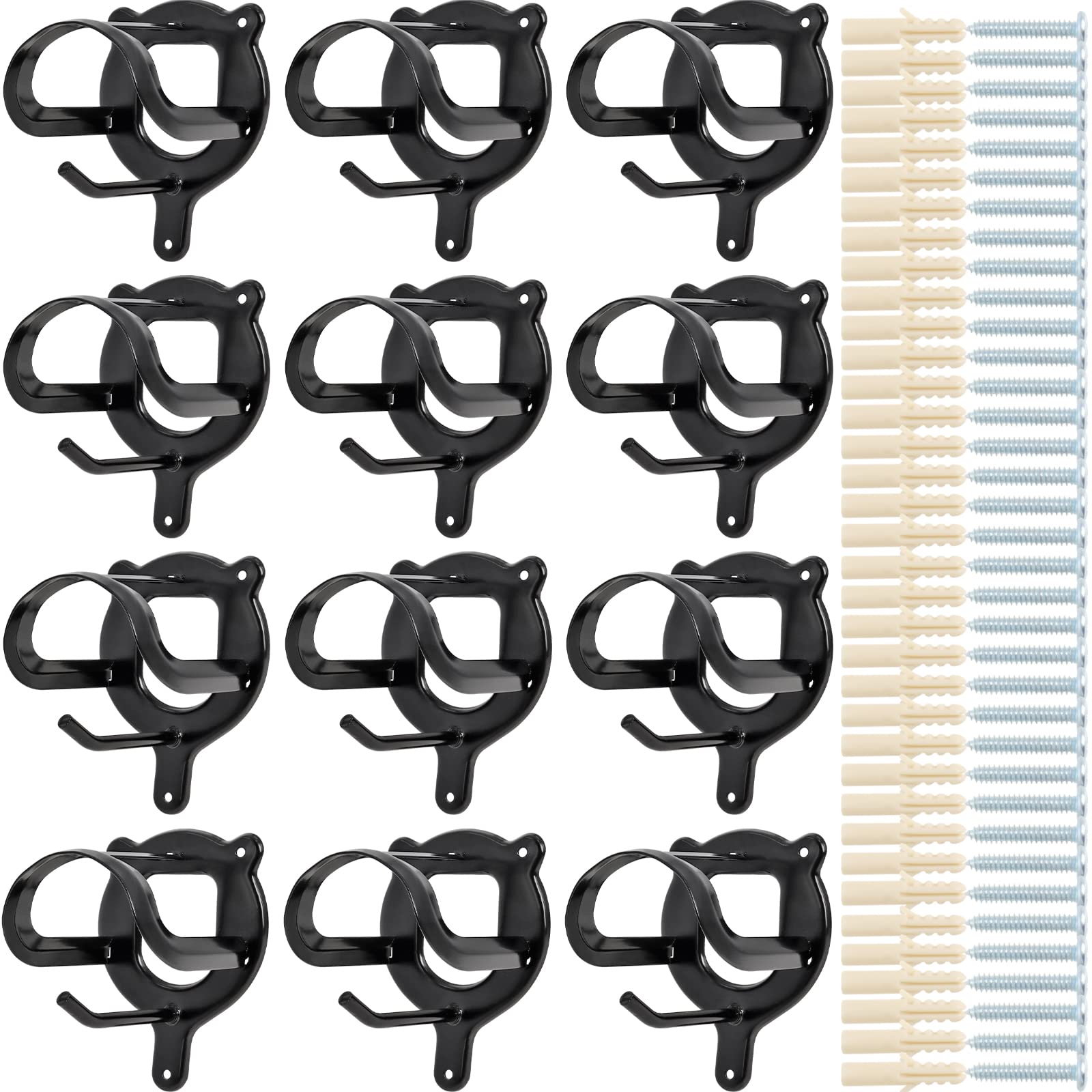 Swess bridle rack with 12 hooks for organized tack storage