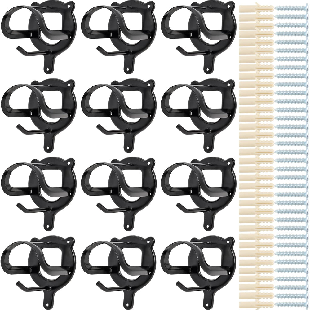 Swess bridle rack with 12 hooks for organized tack storage