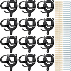 Swess bridle rack with 12 hooks for organized tack storage