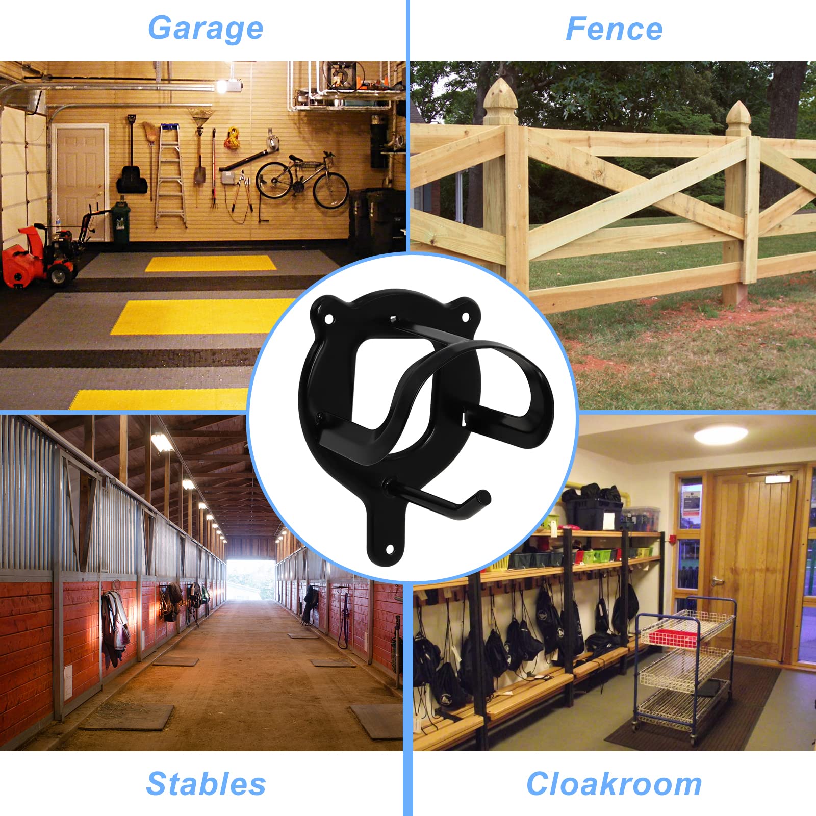 Swess horse blanket rack for tidy storage of gear
