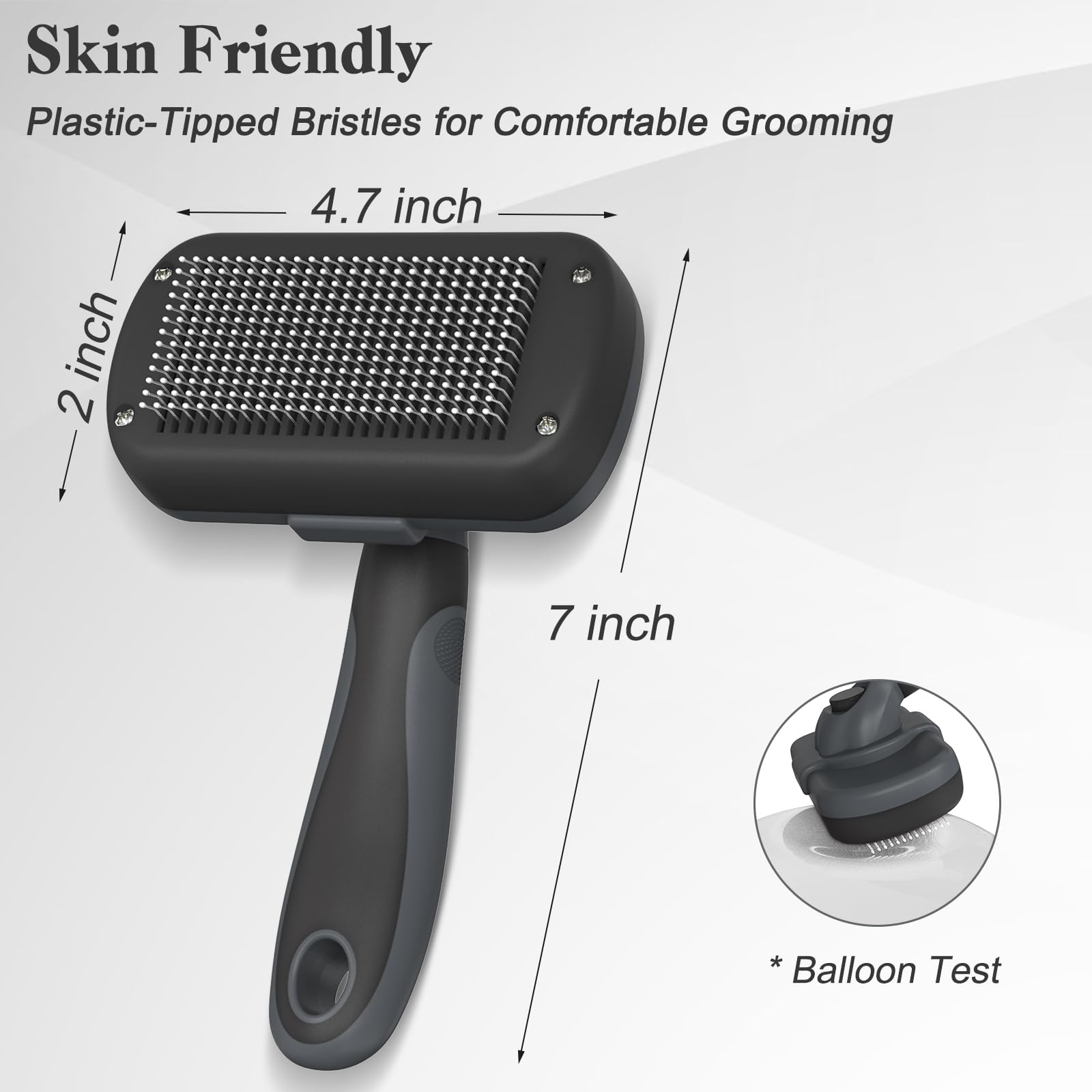 Swihauk ergonomic TPR handle provides comfortable grip during grooming sessions