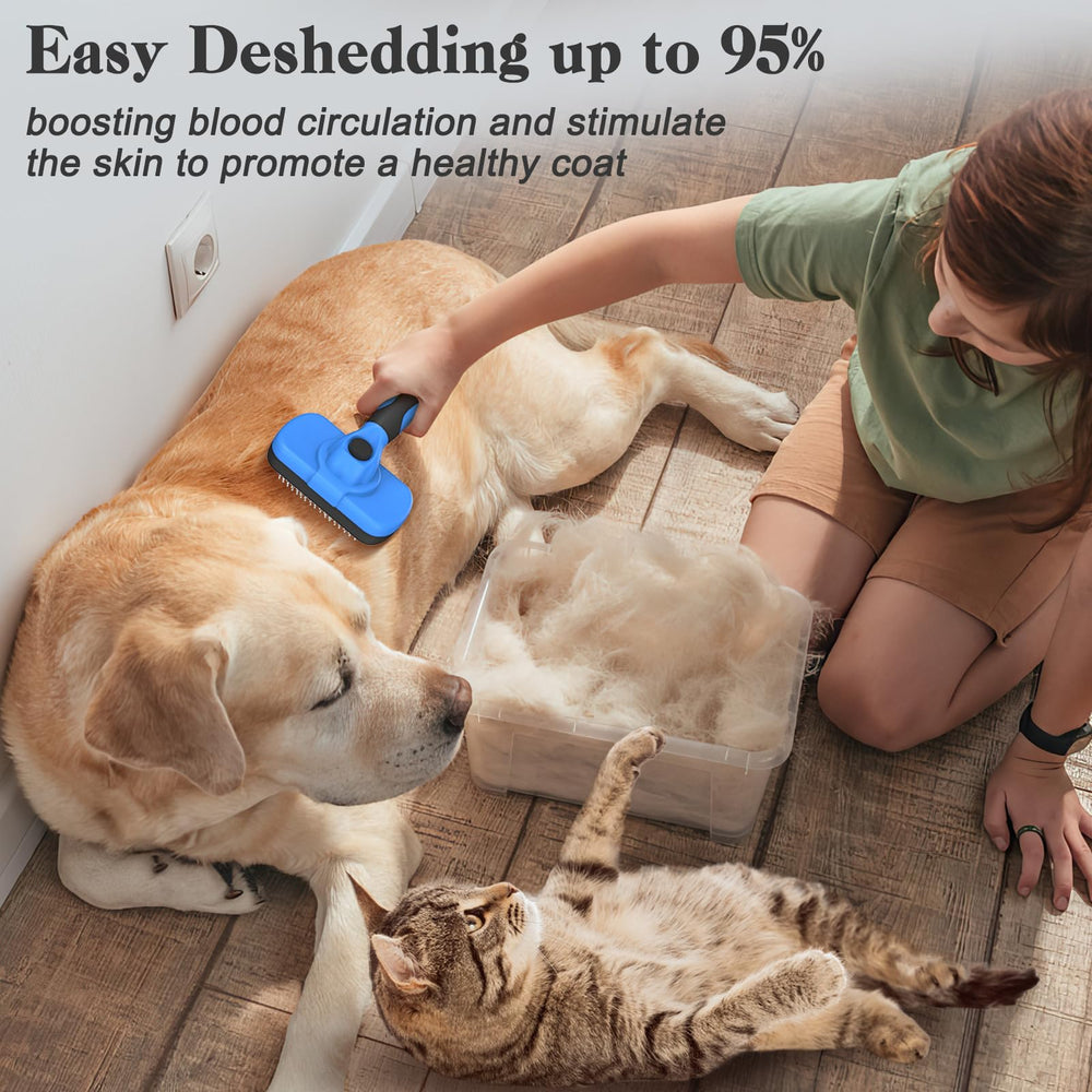 Swihauk ergonomic TPR handle for comfortable grooming sessions.