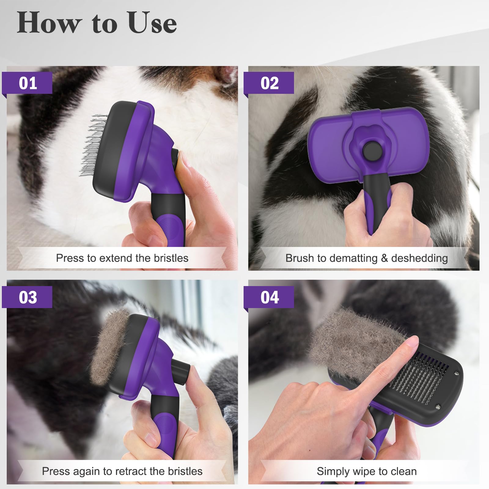 Swihauk dog and cat grooming tool ideal for shedding seasons.