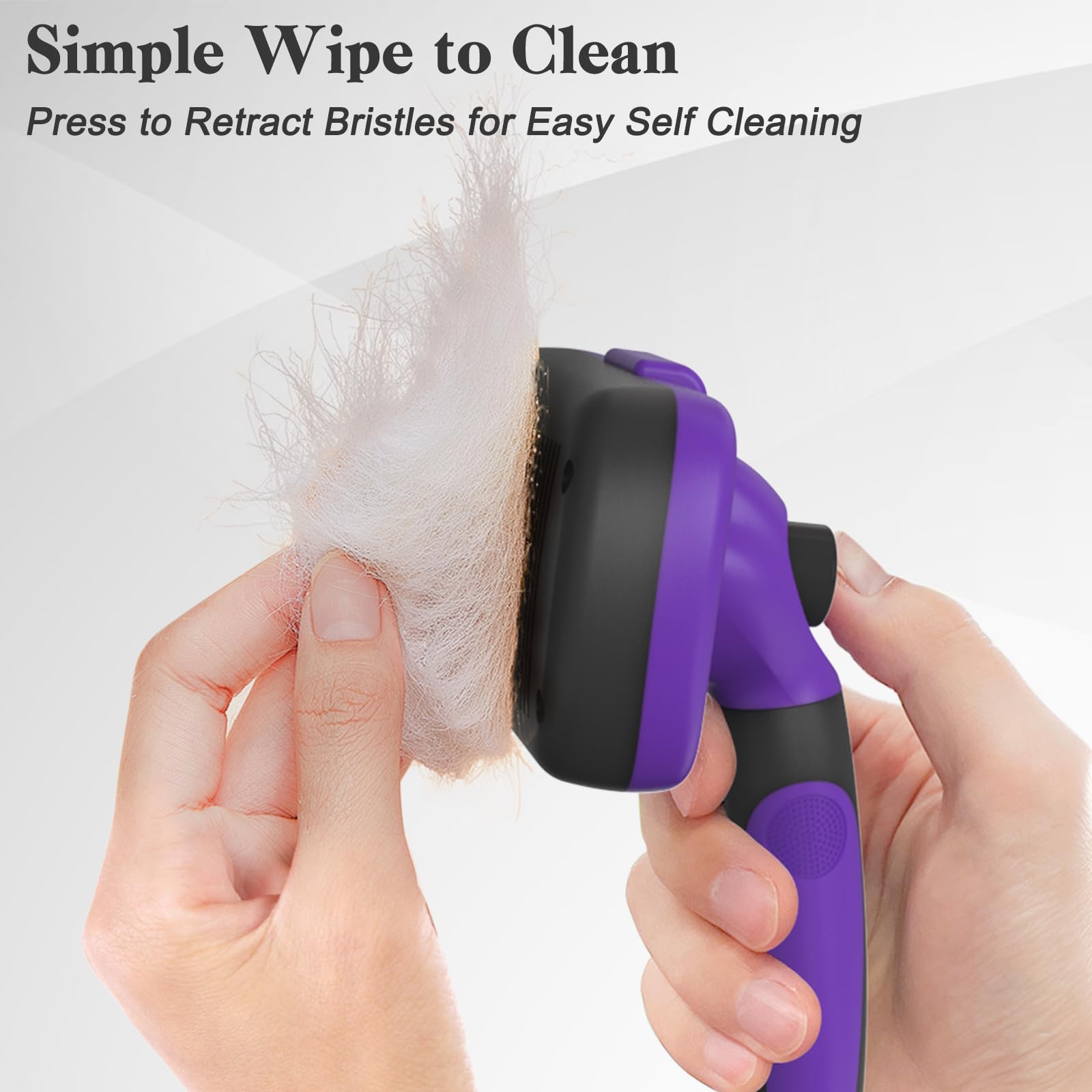 Swihauk brush sturdy stainless steel tines for durable grooming sessions.