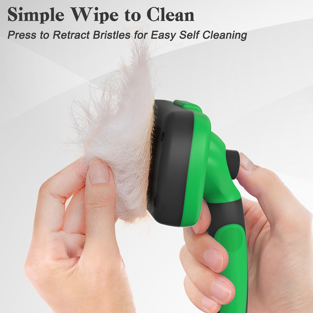 Swihauk sturdy stainless steel bristles built to last during regular grooming