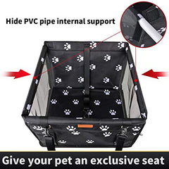 SWIHELP dog car seat-air-mesh-breathable-design keeps air flowing