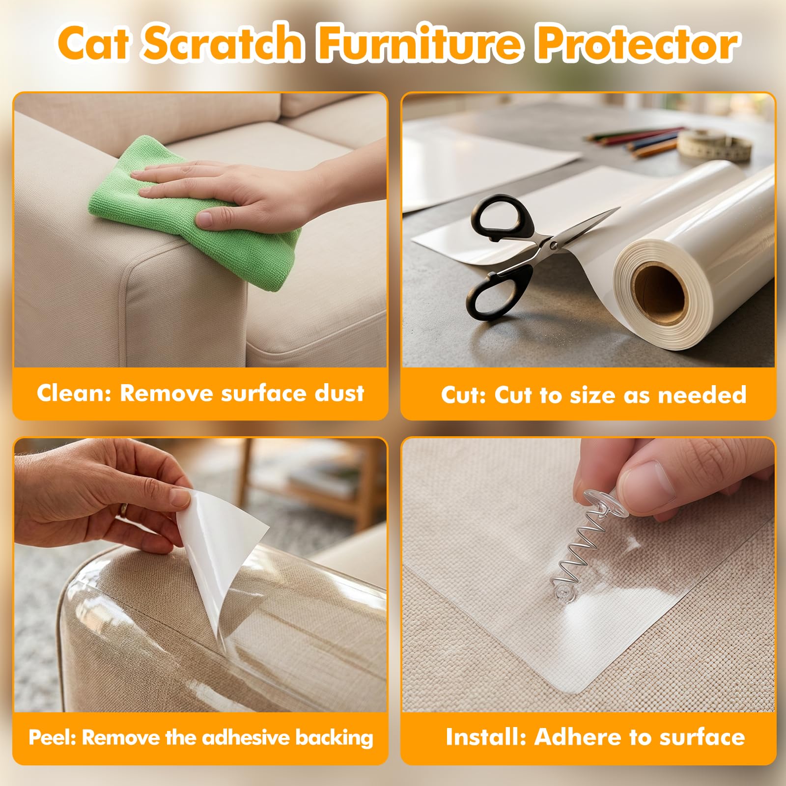 Swihorab pet-friendly protection keeps living spaces neater as cats play.