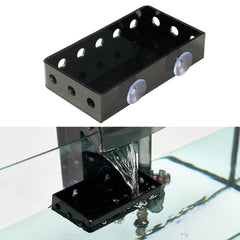 Swirge aquarium filter baffle with suction cup smooths water flow for calm fish tanks.