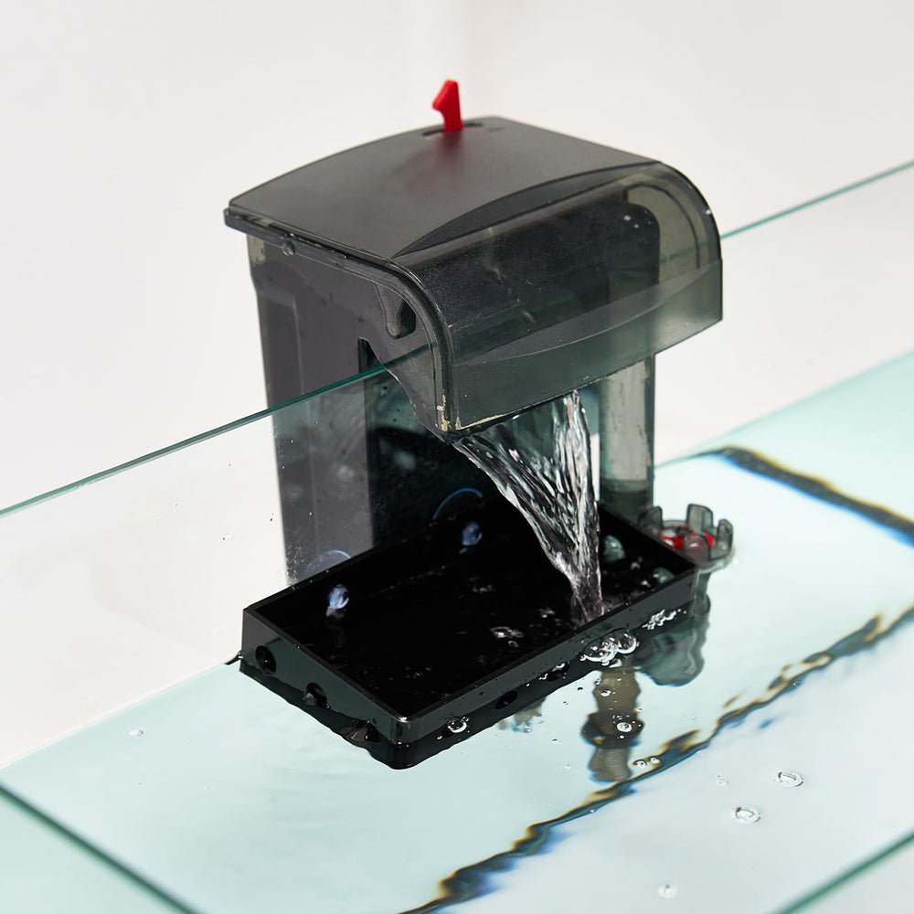 Swirge betta-friendly tank accessory promotes calm conditions for small fish and shrimp.
