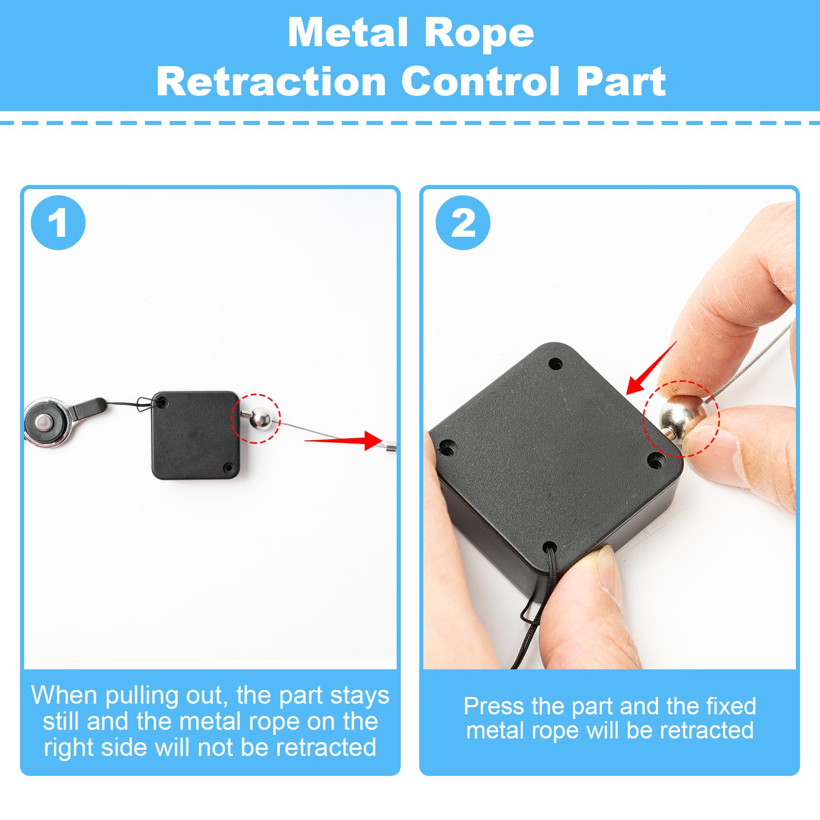 Swirge kit includes 78.7-inch harness and metal feeder box for on-the-go use.