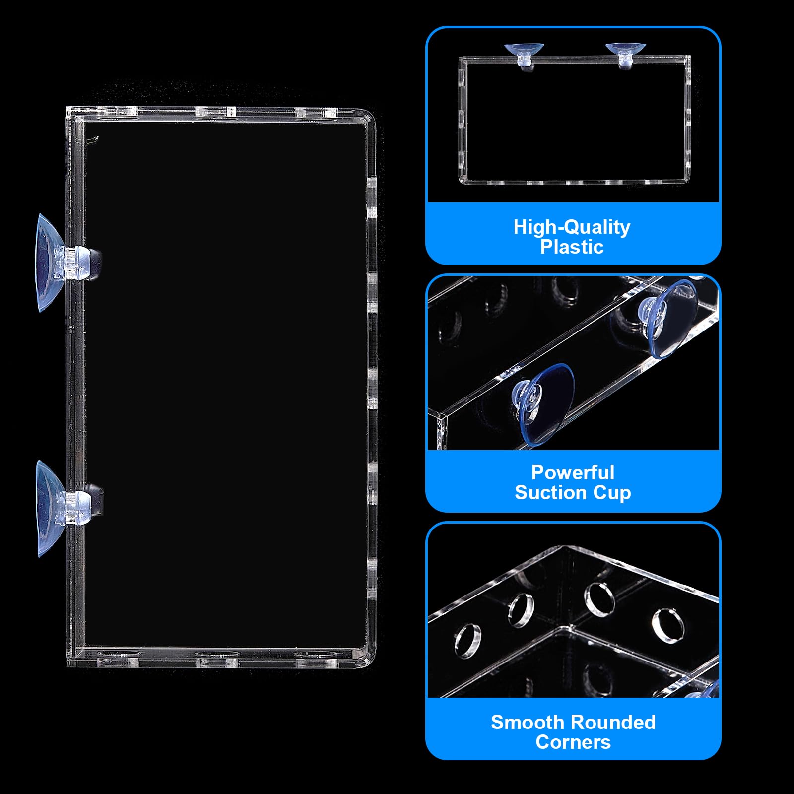 Swirge odorless safe plastic design protects fish and plants from vigorous flow.