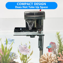 Swirge HOB filter compatibility ensures easy installation with most wall-mounted filters.