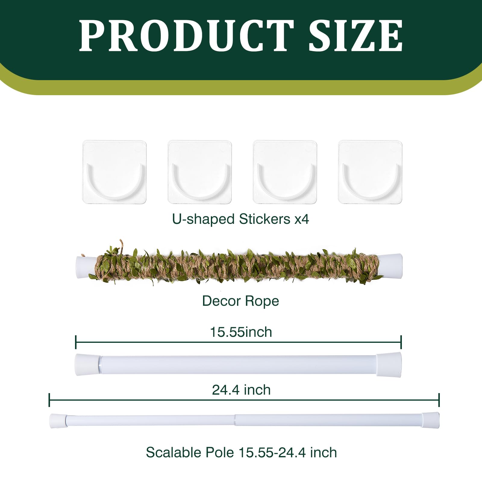 Swirge climbing stick with anti-slip attachments keeps the pole stable on tank walls.