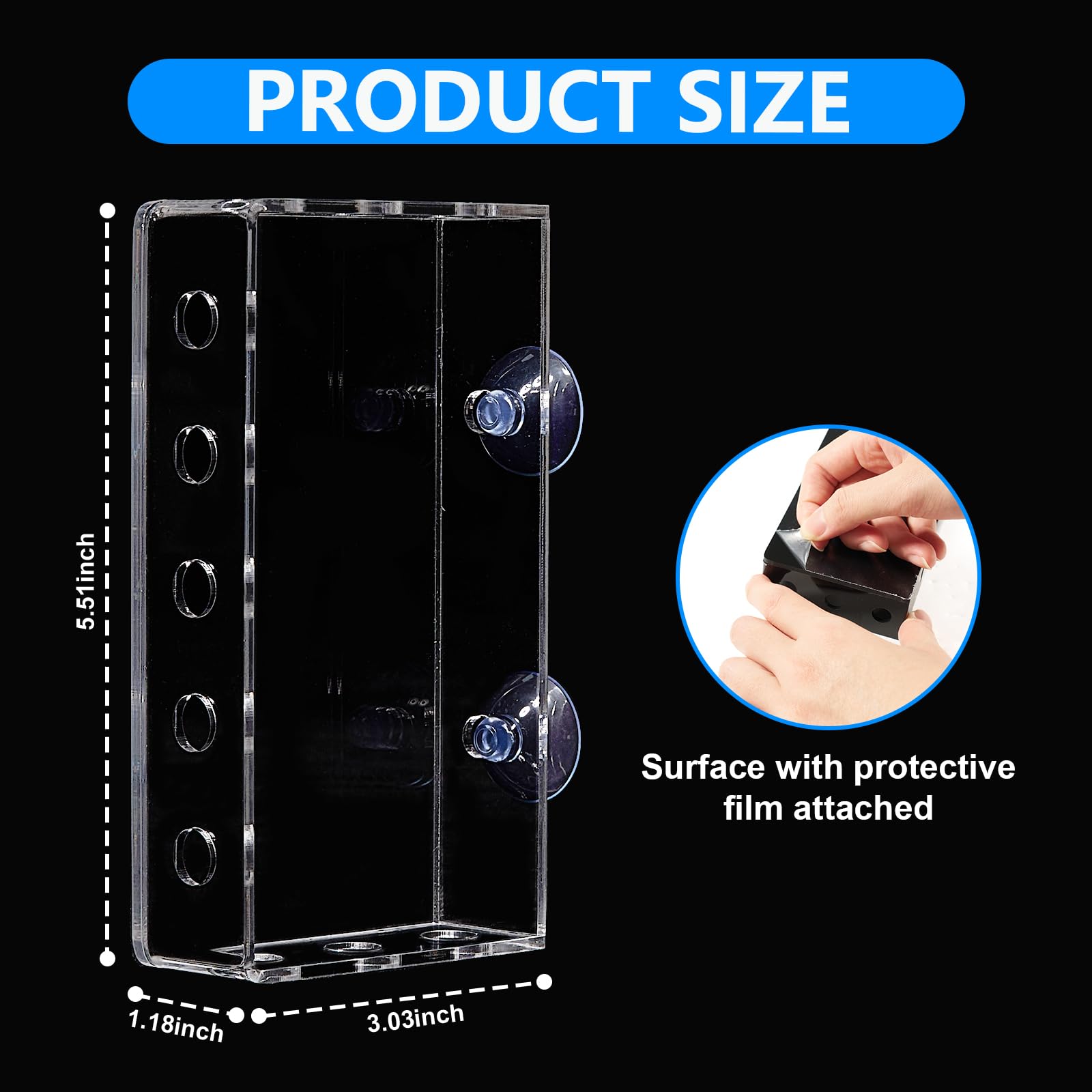 Swirge betta-safe baffle shields fish from strong currents and improves tank comfort.