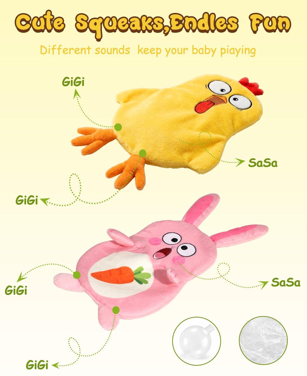 Swooflia crinkle squeaker dog toy provides engaging sounds for active dogs.