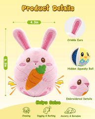 Swooflia dog toy ears crinkle — engaging sounds during play