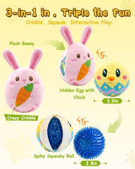 Swooflia Easter dog toy hidden chick — interactive surprise to spark curiosity