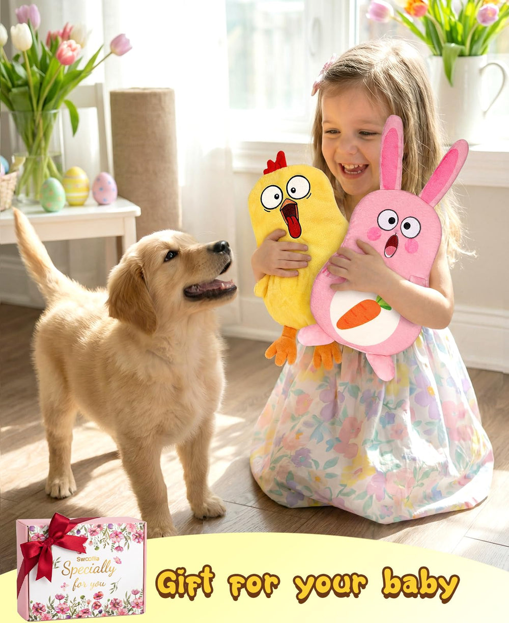 Swooflia Easter bunny-chick pair suits travel and quick play.