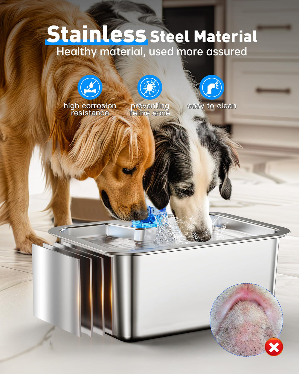 SwSun 7-layer filtration purifies water and reduces odors.