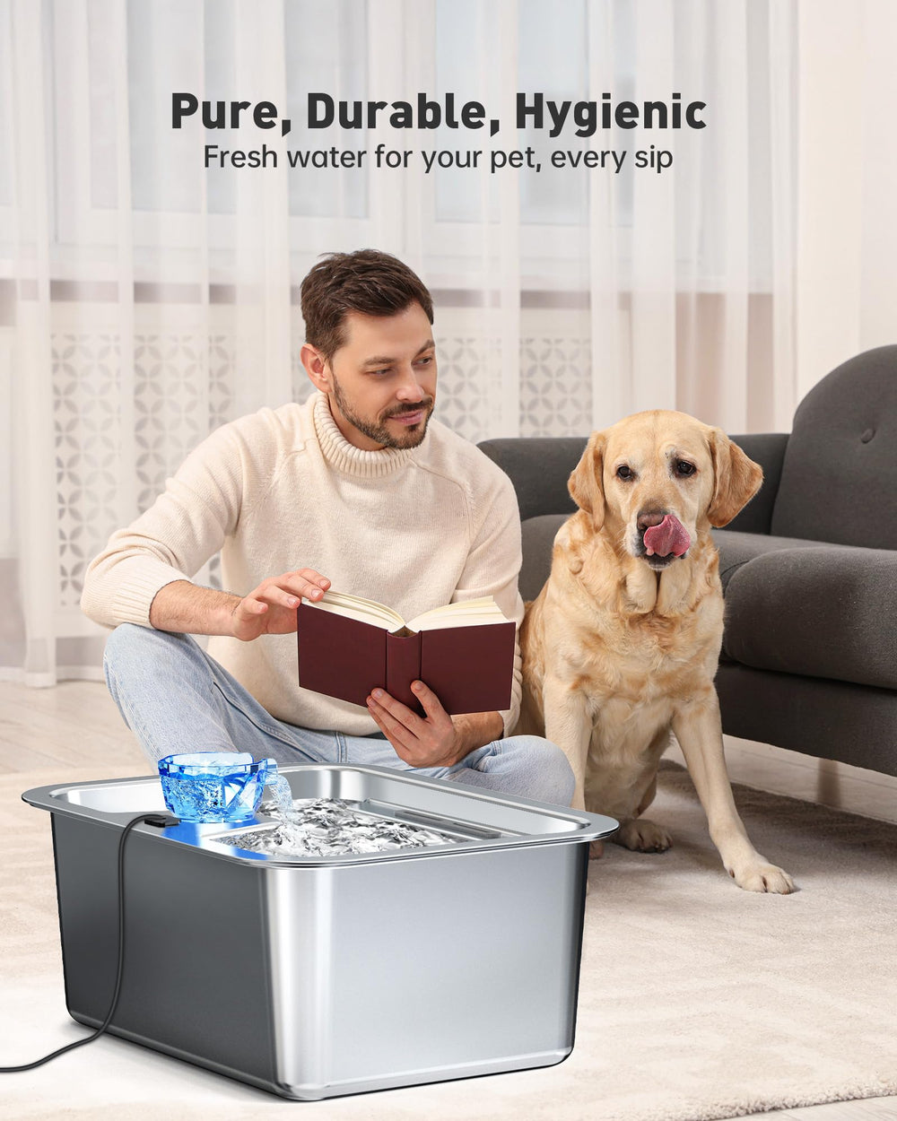 SwSun included cleaning brush aids deep cleaning.