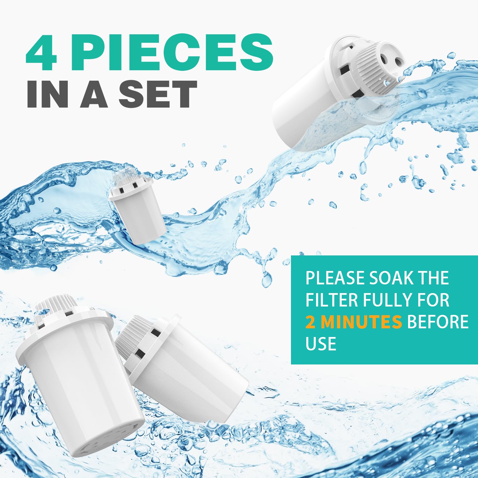 SwSun filter pre-use soak and rinse step for best performance