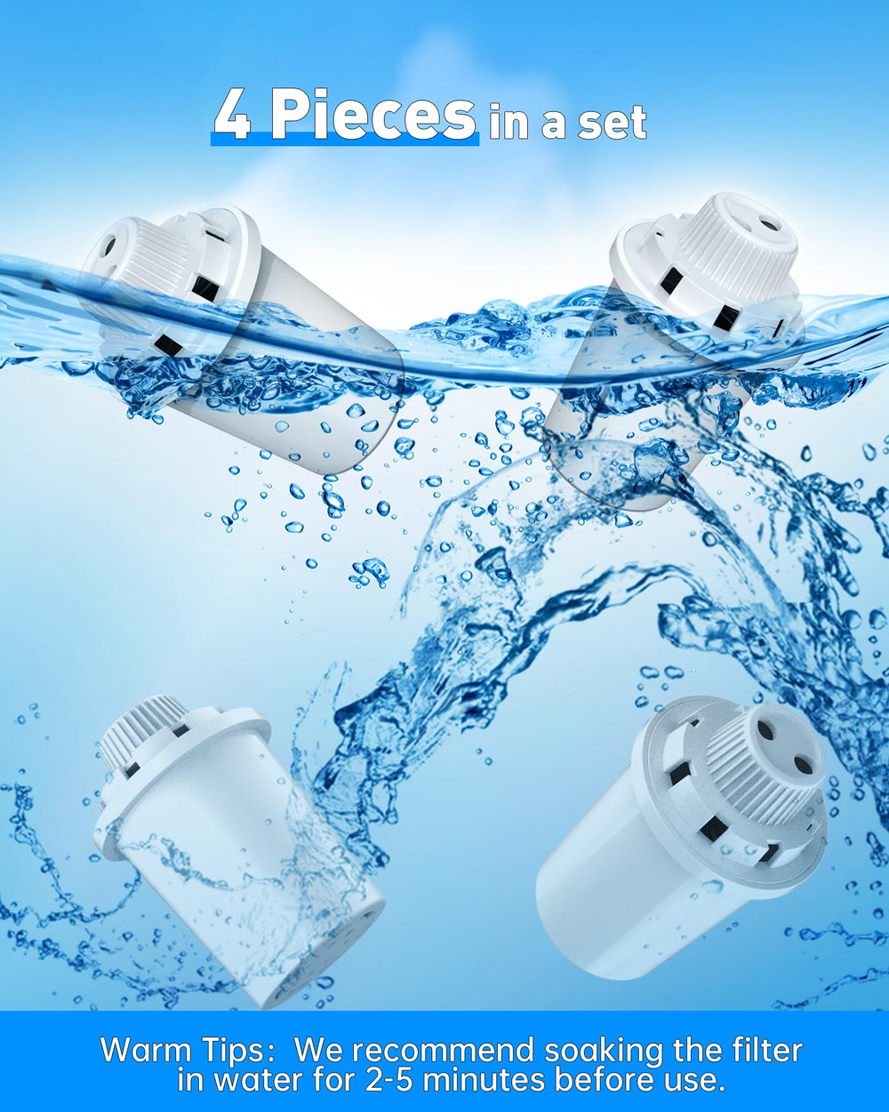 SWSun long-lasting filters provide up to three months of clean water