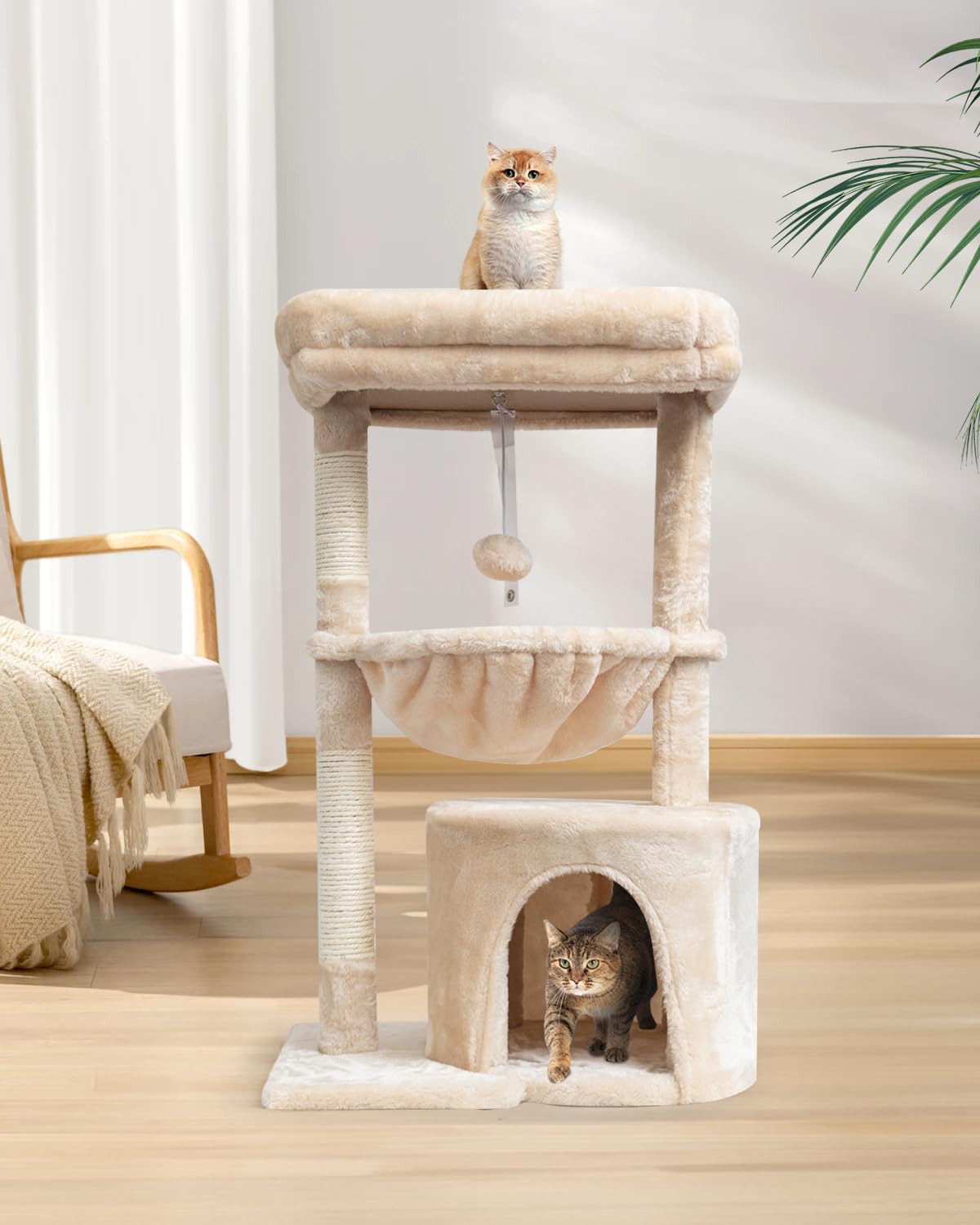 SYANDLVY cat tree sturdy base for stable climbing