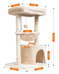 SYANDLVY cat tree basket lounger for kittens and lounging