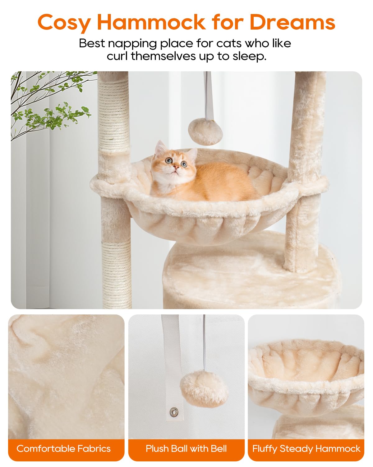SYANDLVY cat tree cave for private rest and retreat