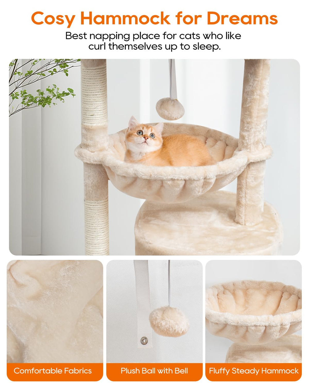 SYANDLVY cat tree cave for private rest and retreat