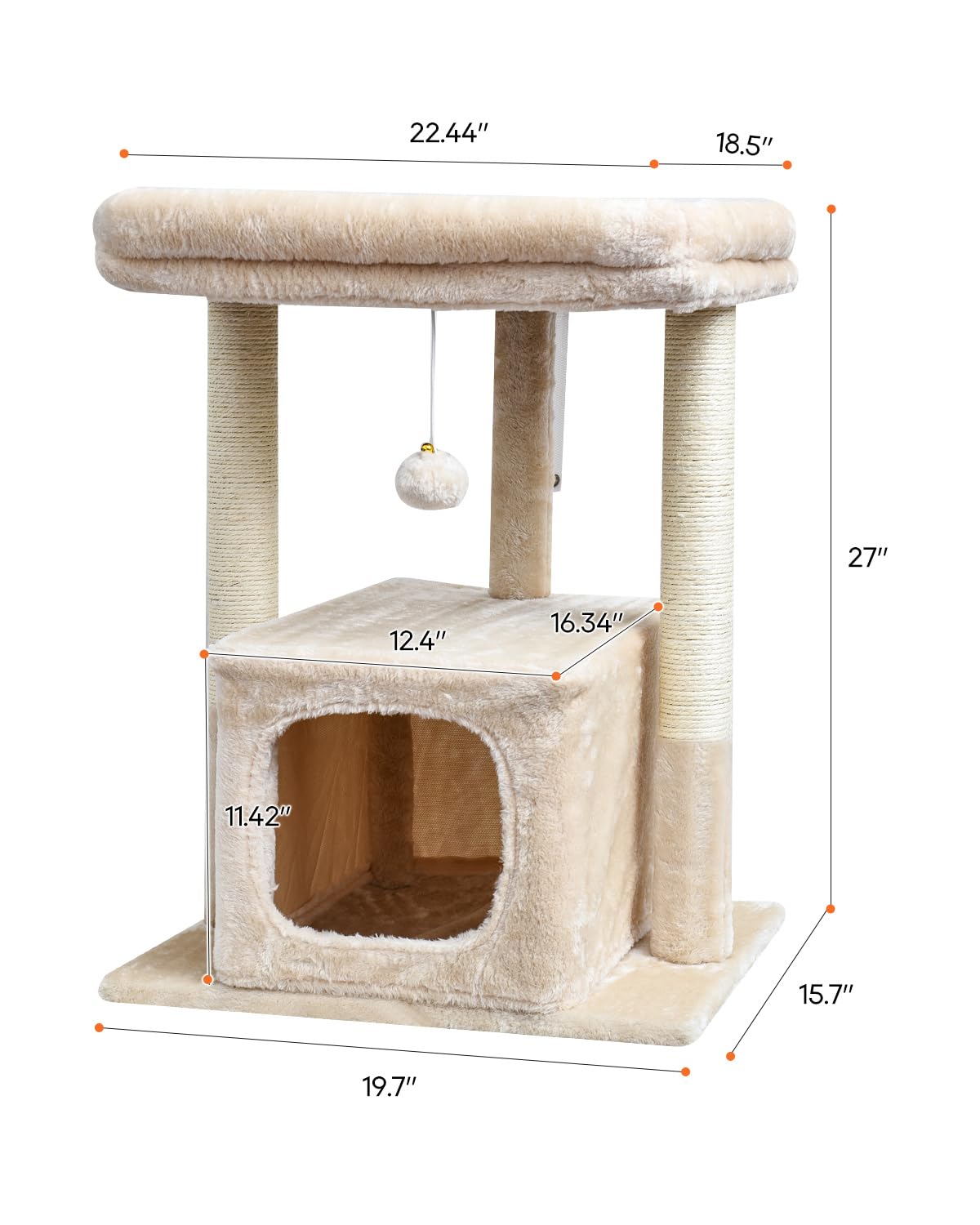 SYANDLVY sisal scratching posts help protect furniture while your cat claws.
