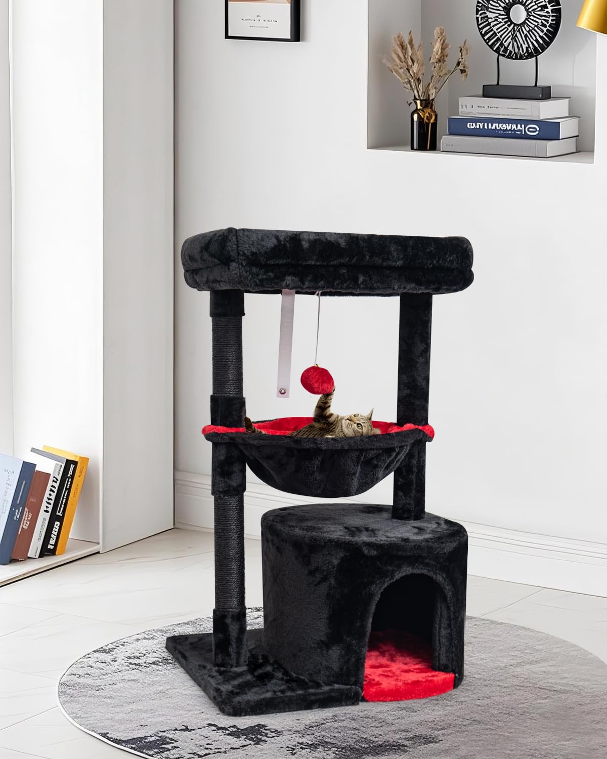 SYANDLVY Gothic cat tree easy assembly guide streamlines setup