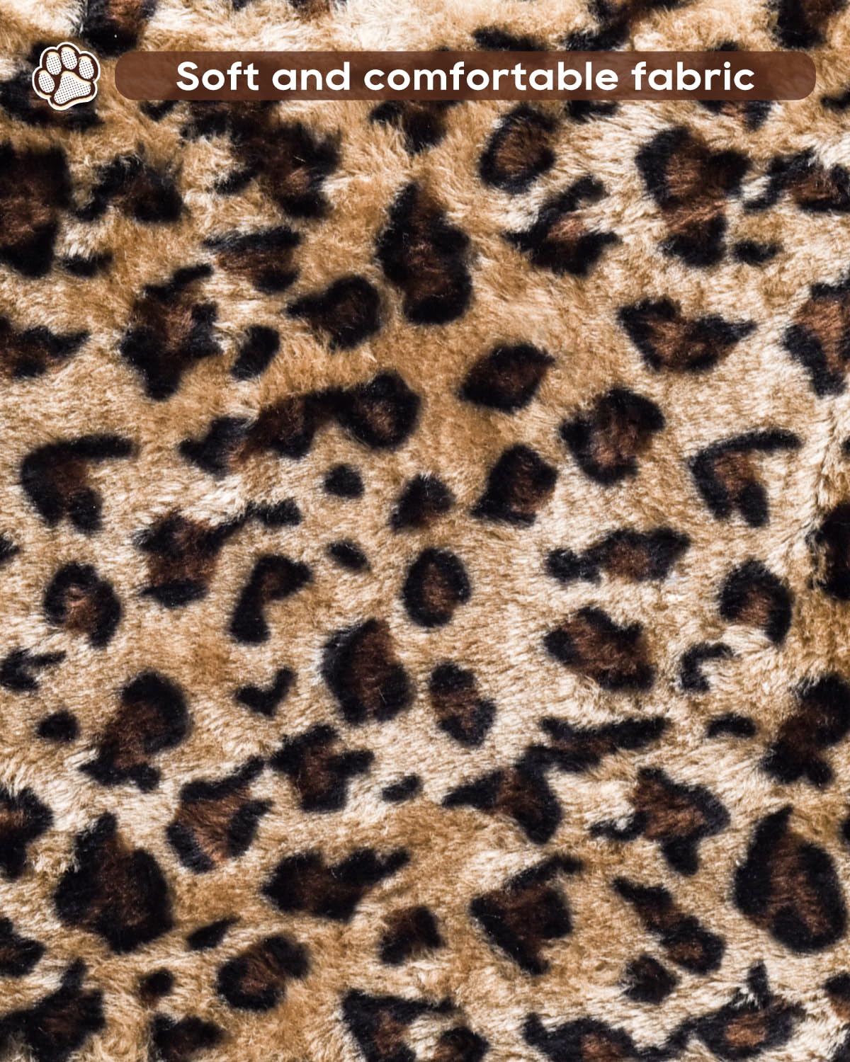 SYANDLVY leopard cat tree compact footprint fits small homes and apartments.