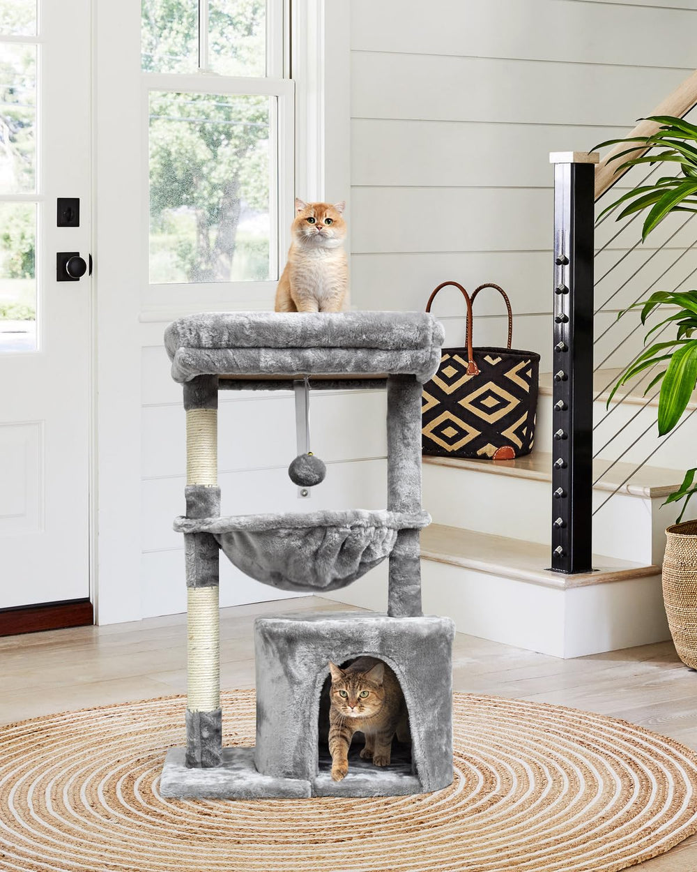 SYANDLVY modern grey design blends with décor and saves space.