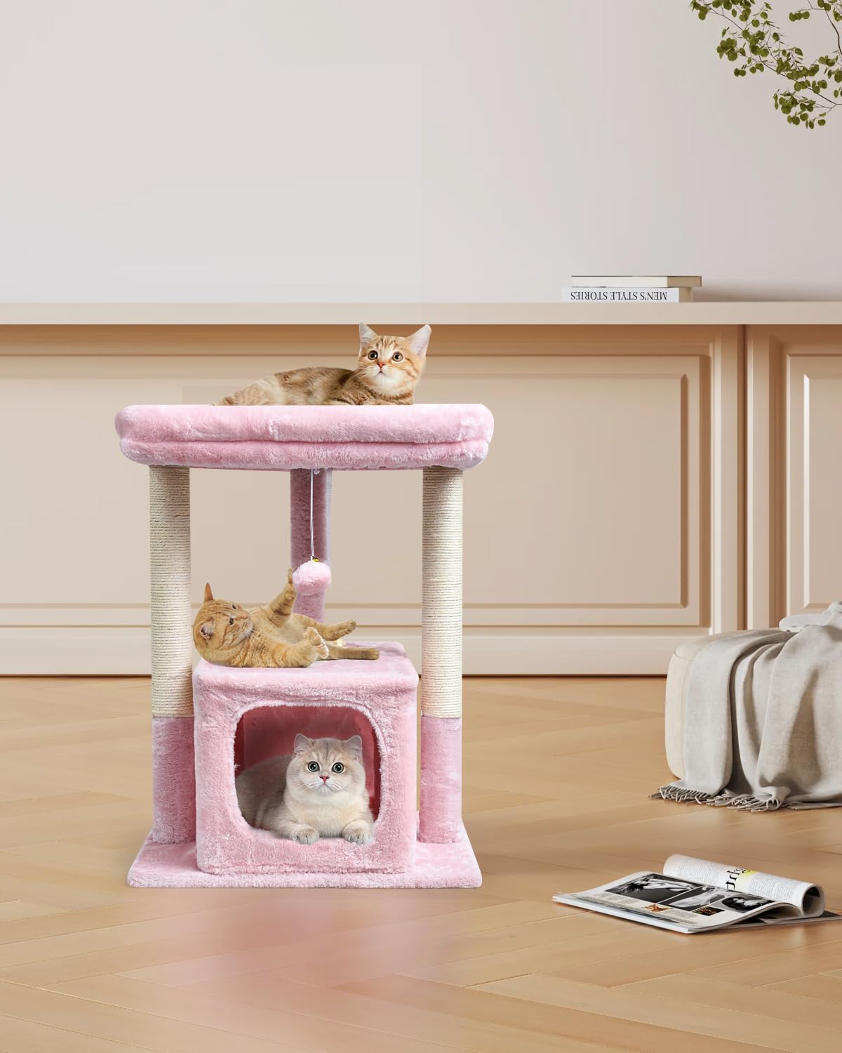 SYANDLVY padded perch delivers warm comfort after play