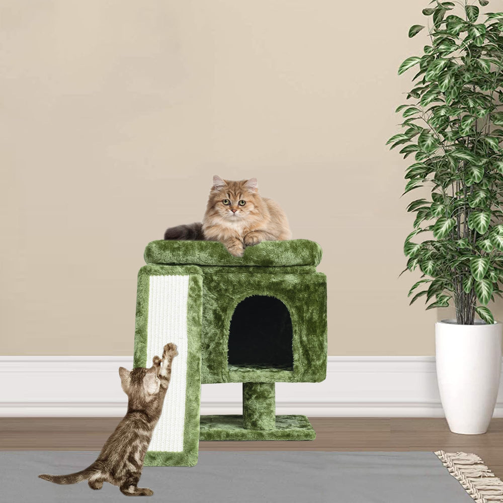SYANDLVY small cat tower plush cover is skin-friendly and warm.