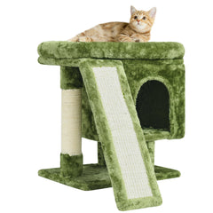 SYANDLVY small cat tower top plush perch offers a soft, cozy resting spot.