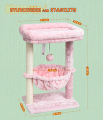 SYANDLVY cat tree basket lounger for cozy naps and rest.