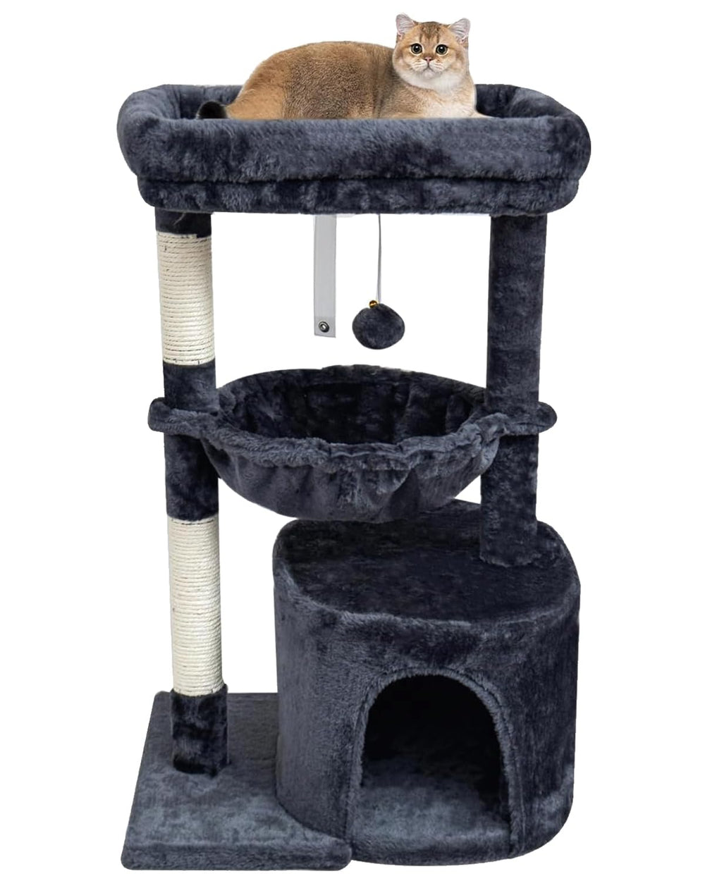 SYANDLVY small cat tree indoor perch for elevated lounging and observation