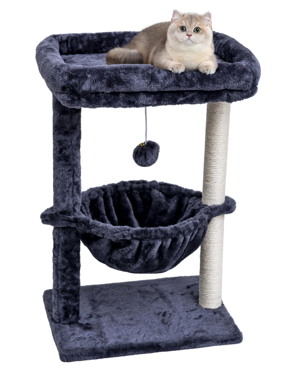 SYANDLVY Small Cat Tree modern design complements your room decor.