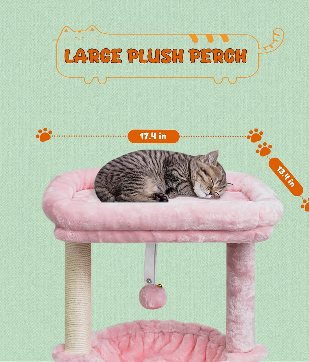 SYANDLVY cat tree natural sisal posts prevent furniture scratches.