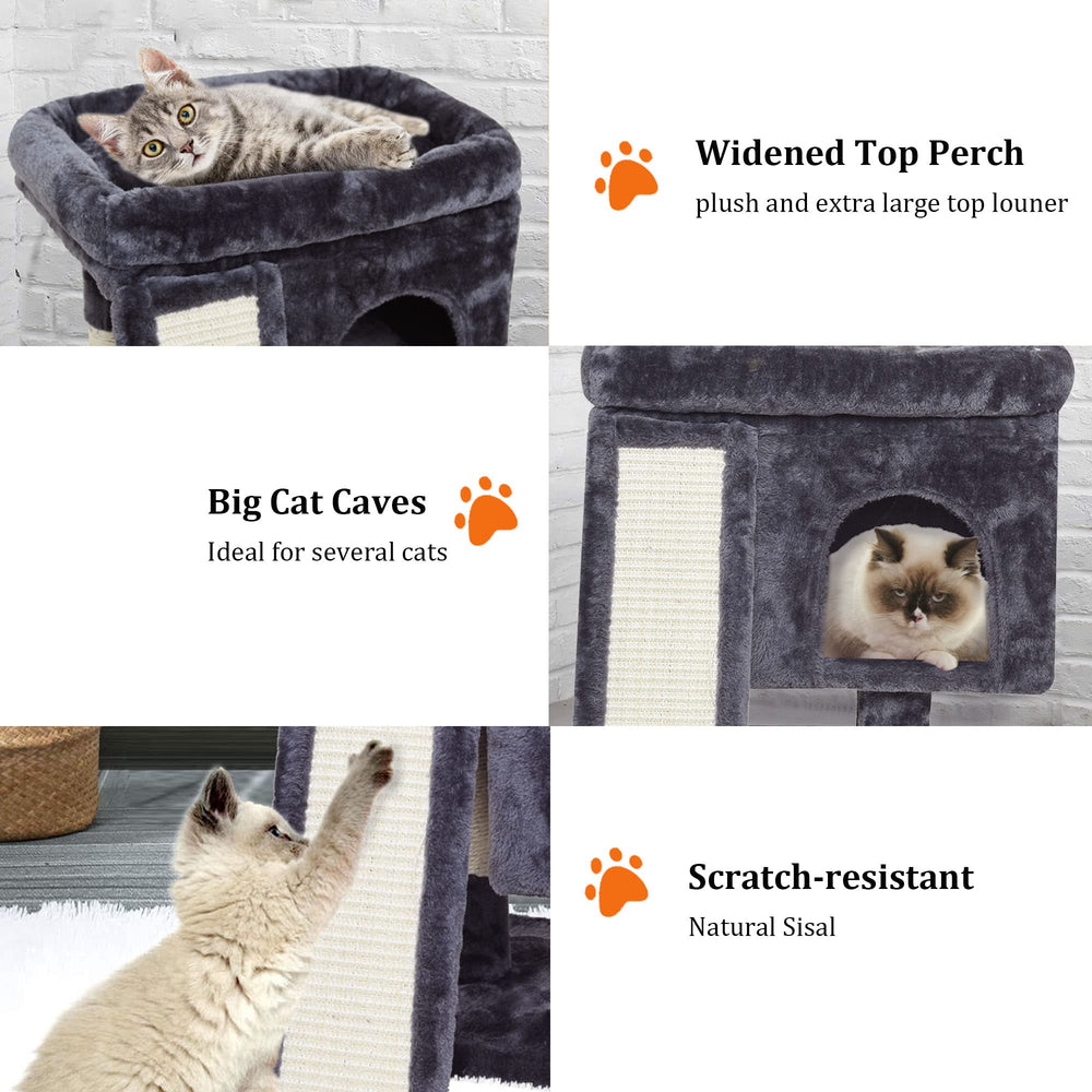 SYANDLVY scratching board gives cats a large area to stretch and exercise.